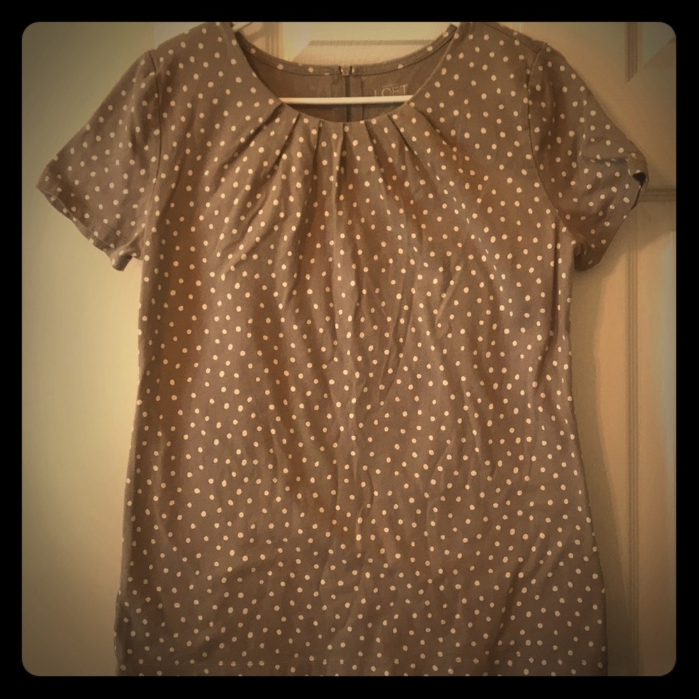 Ann Taylor Loft Polka-Dot Blouse 🌟 Med